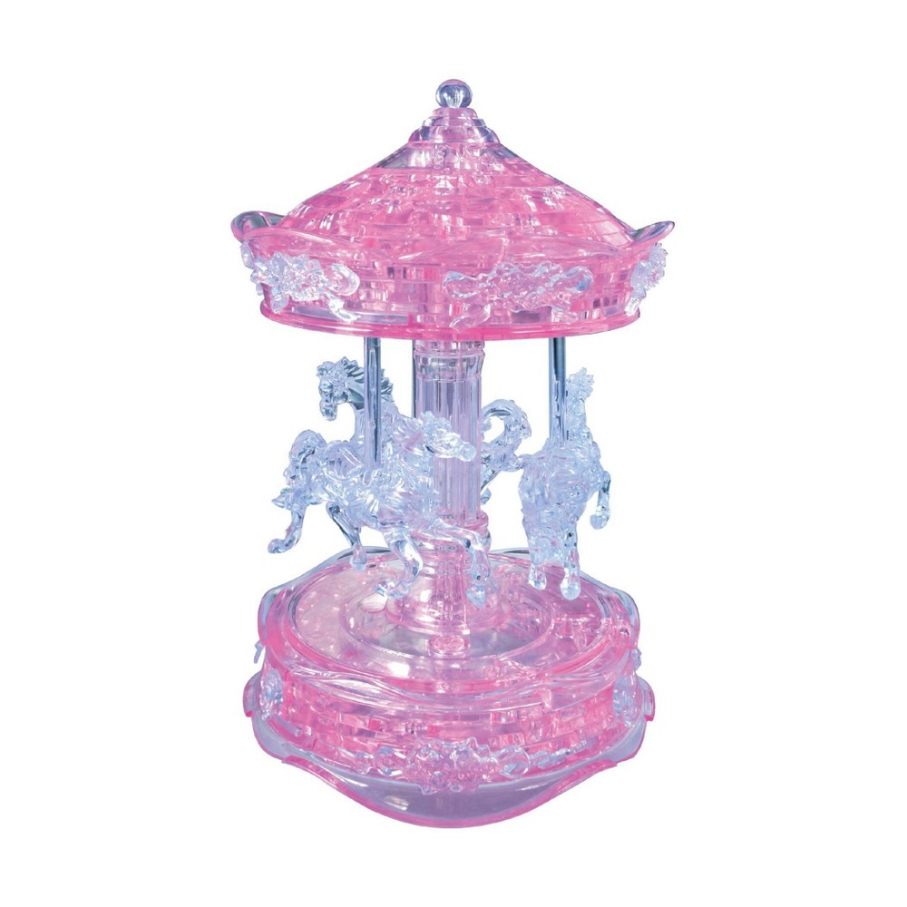 Bepuzzled Carousel 3D Crystal Puzzle 83pc