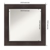 Amanti Art Sloped Beveled Framed Bathroom Vanity Wall Mirror - 3 of 4