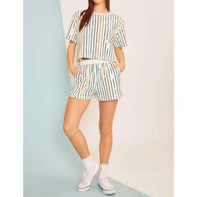 Women's Dazzle Them All Shorts - Main Strip