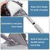 MECO ELEVERDE Extendable Wall Cleaner Mop with 6 Replaceable Microfiber Head Pads - image 3 of 4