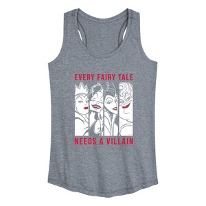 Women's - Disney Villains - Every Fairy Tale Needs A Villian Graphic Racerback Tank - 1 of 4