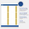 Avery Printable Square Labels, Gold Double-Dipped Edge, 3" x 3", Matte White Square Labels, Permanent, Laser/Inkjet, 60ct, Great for Product Labels - 3 of 4