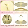 Unique Bargains 3 Layer Dessert Cupcake Stand Round Tiered Serving Tray for Donuts Fruits - 3 of 4