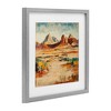 Stupell Industries Wild West Desert Impression Framed Print Under Glass - 2 of 4
