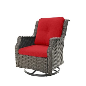 UPTIOT Swivel Patio Chair with Cushions - 1 of 4