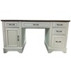 homfan 58 Inch Large Home Office Desk, Farmhouse Executive Desk with 5 Drawers & Cabinet - 3 of 3