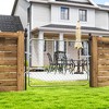 Outsunny Garden Gate Chain Link Fence Gate, Galvanized Steel Garden Door for Yard Entrance Way - 2 of 4