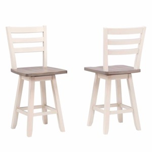 Brassex Set of 2 Artega Counter Height Barstools - 1 of 4