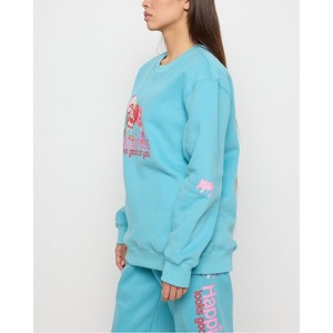 Samii Ryan | Happiness Looks Good Crewneck , Blue - 1 of 1