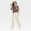 Women's Long Sleeve Brushed Knit T-Shirt - A New Day™ - 3 of 4