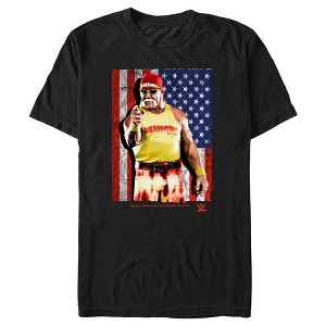 Men's WWE Hulk Hogan American Flag T-Shirt - 1 of 4