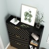 SEVOBAL Shoe Racks Modern Slim Shoe Storage Cabinet with Flip Drawers and Open Shelves for Entryway Organization, Black, 35.43"*9.45"*46.3" - 2 of 4