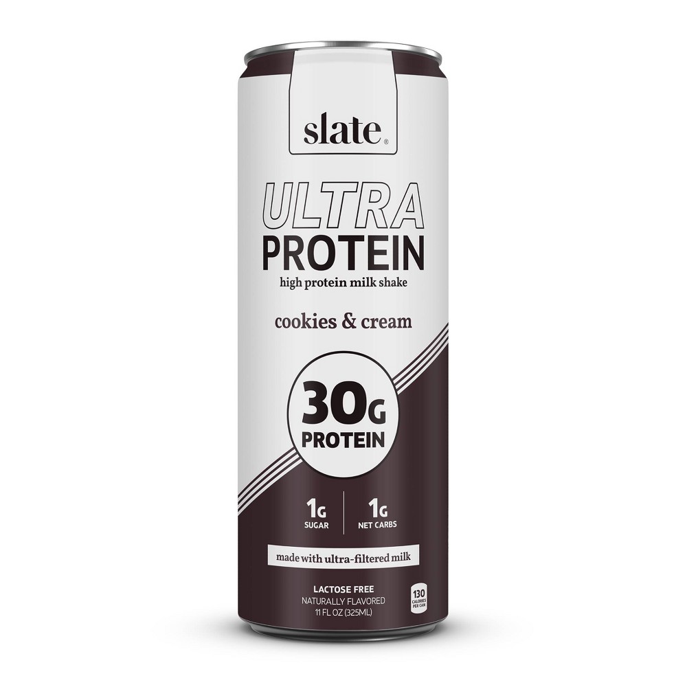 Slate Milk Cookies and Cream Ultra 30g Protein Shake - 11 fl oz Can