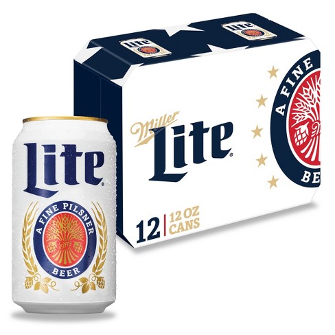 Miller Lite Beer - 12pk/12 Fl Oz Cans : Target