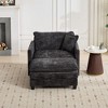 TUYOHW Cloud Sofa Ottoman, Modular Accent Ottoman with Double Layer Cushion, Breathable Chenille Fabric Footstool for Living Room - 2 of 4