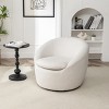 Anybear 29.50W x 31D x 25.50H Modern Swivel Barrel Chair - 4 of 4