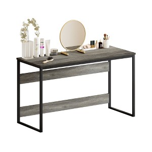 HOMLUX 52" Computer Desk Metal Frame Study Table Home Office Workstation w/Storage Compartment - 1 of 4