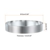 Unique Bargains Stainless Steel Seamless Nonstick Mirror Coating Round Cake Ring 4 Pcs - 2 of 4