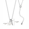 Molenia Cross Necklace Religious Gift for Daughter Teen Girls 925 Sterling Silver Pendant Chain Baptism First Communion Confirmation Gift Christmas - 3 of 4