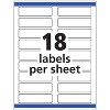 Avery Extra Large File Folder Labels, 15/16" x 3-7/16", 450 Printable Labels, Removable, White (8425) - 4 of 4