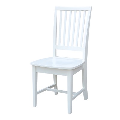 Set of 2 Mission Side Dining Chair White - International Concepts