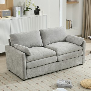 Runesay Upholstered Loveseat Sofa with Plush Cushion - 1 of 4