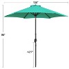 Yaheetech 9FT Patio Umbrella Market Umbrella with Button Tilt and Crank - 3 of 4