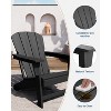Outdoor Adirondack Chair - HDPE, with Wide Armrests & Slatted Back, All-Weather for Patio & Pool, Ergonomic Backrest - 3 of 4