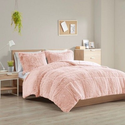 MAXZZZ Shaggy Long Fur Comforter Mini Set