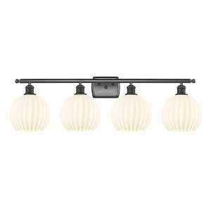 White Venetian - 4 Light Bath Vanity In Modern Style-11 Inches Tall and 38 Inches Wide - 1 of 1