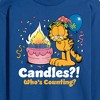 Men's - Garfield - Candles Who's Counting Long Sleeve Graphic T-Shirt - 2 of 4