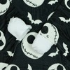 Disney Nightmare Before Christmas Kids Jack Skellington Hooded Throw 40"X 50" Black - 4 of 4
