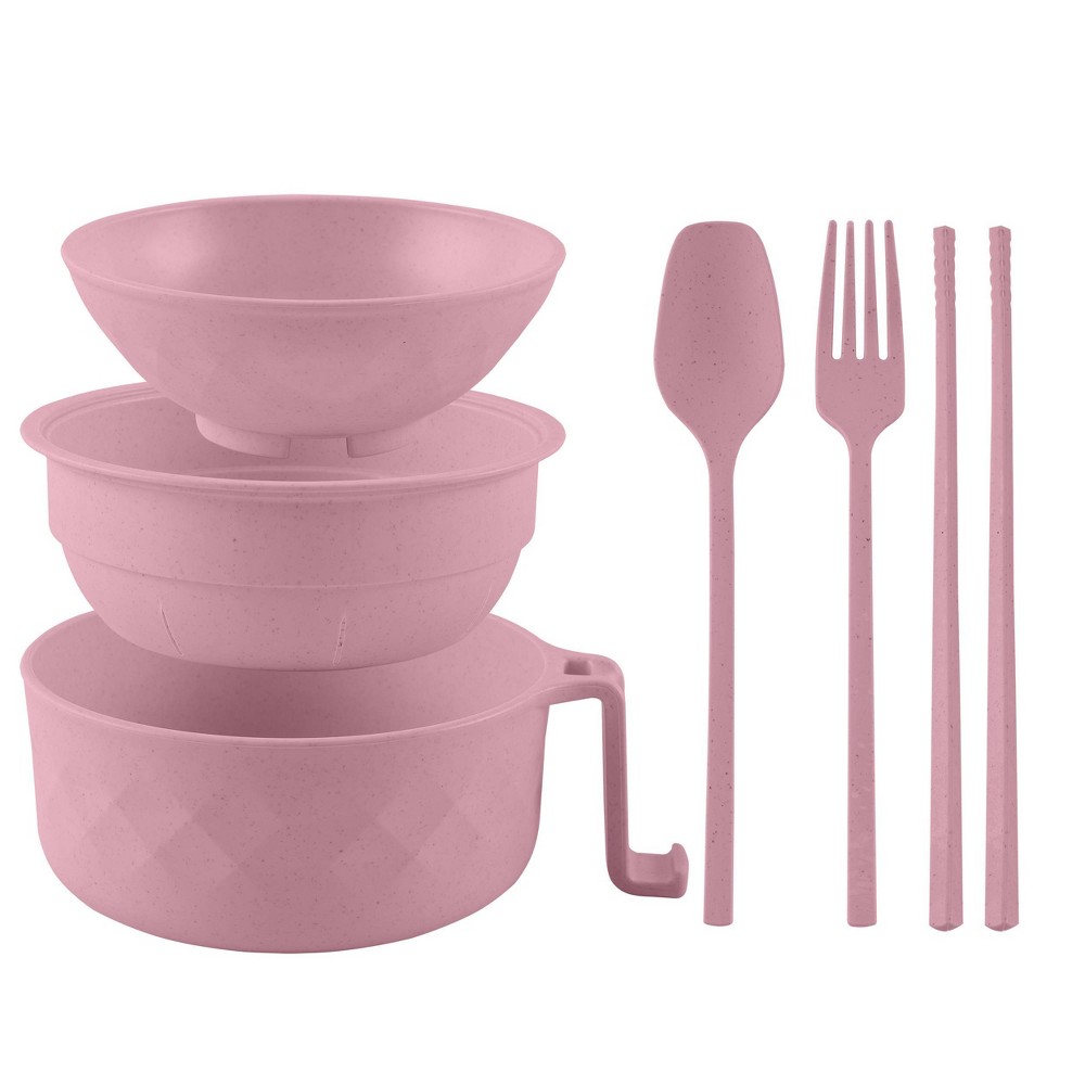 Cook With Color Microwaveable Ramen Bowl Pink