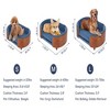 SEVOBAL Pet Beds Modern Elevated Dog Bed with Solid Wood Legs and Bent Wood Back for Living Room or Bedroom, Gray, 27.4"*17.4"*8.8" - 2 of 4