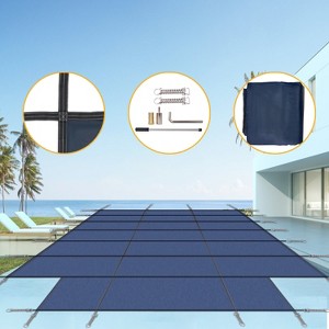 Inground Pool Safety Cover, Safety Pool Covers, Weather-Resistant Winter Swimming Pool Cover for Children & Pets, Triple Stitched for High Strength - 1 of 4
