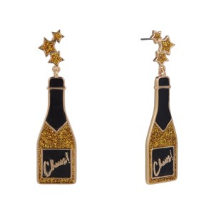 Hallmark Champagne Bottle Earrings - 1 of 4