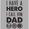 Boy's Husky Marvel Father's Day Avengers Hero Dad - 2 of 3