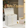 6-Layer Large Jewelry Box Organizer for All Accessories, Beige - 2 of 4