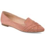 Journee Collection Womens Mindee Slip On Pointed Toe Loafer Flats