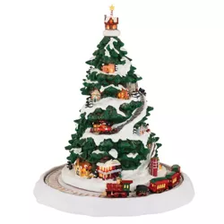 Mr. Christmas Animated LED Winter Wonderland Christmas Eve Express Musical Christmas Decoration