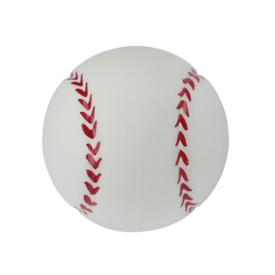 Set of 6 Spherical Glass Sports Ornaments in Multicolor