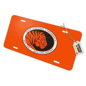 East Central University Primary Logo Novelty Metal Vanity Tag License Plate - 1 of 4