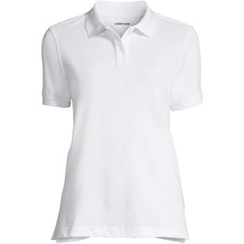 School Uniform Young Women's Tall Short Sleeve Mesh Polo Shirt