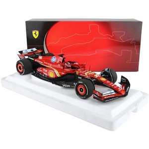 Ferrari SF-24 #16 Charles Leclerc Winner Formula One F1 "Monaco GP" (2024) Limited Edition 1/18 Diecast Model Car by BBR - 1 of 4