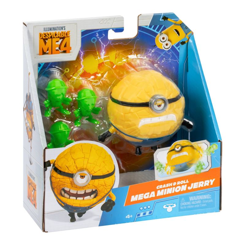 Despicable Me 4 Jerry Mega Minion Crash and Roll Figure, 5 of 9