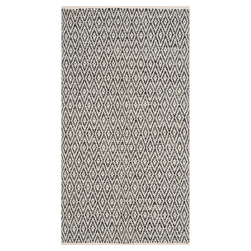 4'x6' Dorla Rug Ivory/Dark Gray - Safavieh