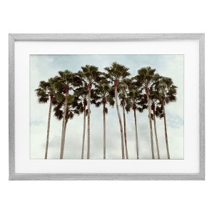 Stupell Industries Surfs Up Beach Palms Framed Print Under Glass - 1 of 4