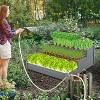 Kelly 3-tier Wooden Garden Bed, Raised Patio Flower Box, Outdoor Furniture - The Pop Home - 2 of 4