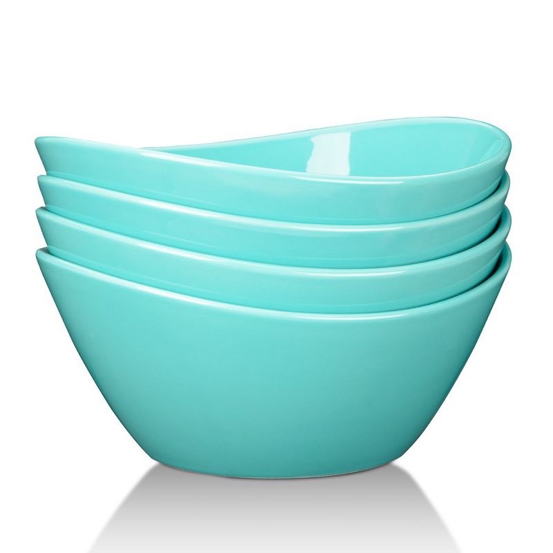 4 Pcs Ceramic Soup Bowls Set - 42 Ounces Kitchen Bowls for Cereal, Salad, Dessert, Serving Bowls Set, 1 of 7