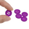 Unique Bargains Resin Craft Snap Round Flat 4-Hole Sewing Buttons 50 Pcs - 4 of 4